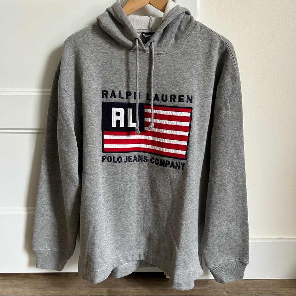 NWT Ralph Lauren American Flag Hoodie Sweatshirt